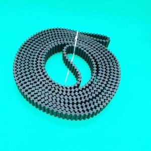 Black PVC Input Synchronism Belt 4400mm X 26mm for CD74 XL75 Double-tooth Drive