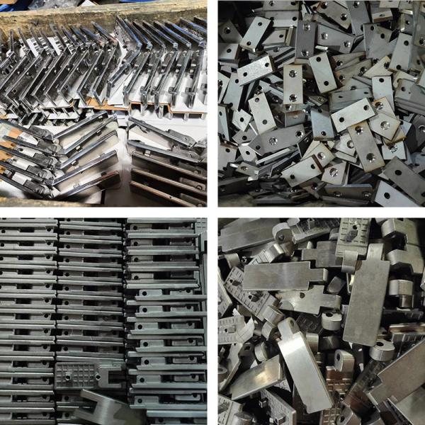 SUS304 Stainless Steel Casting Bathroom Glass Door Hinges High accuracy