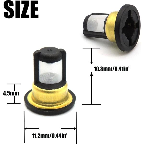 Для Nissan Tiida топливный инжектор комплектующий, фильтр корзины, универсальный ремонтный комплект, 4,5 мм х 10,3 мм х 11,2 мм