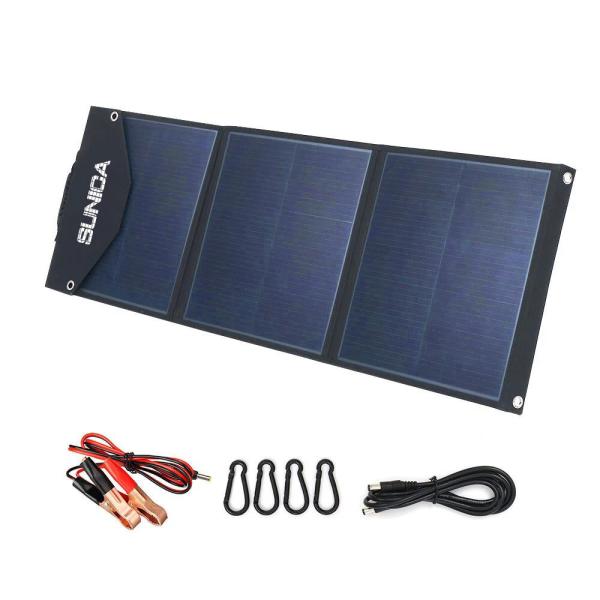 Portable Folding Panels  Outside Camping 100W 19V Folding Solar Panel