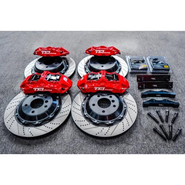 TEI Racing S60 6 Piston Calipers And S40 4 Piston Calipers Big Brake Kit For BMW X6 With Electronic Parking Brake