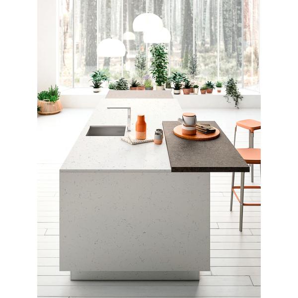 Countertops Каррара 3000*1400*15mm плиты кварца твердости 6.5Mohs искусственные