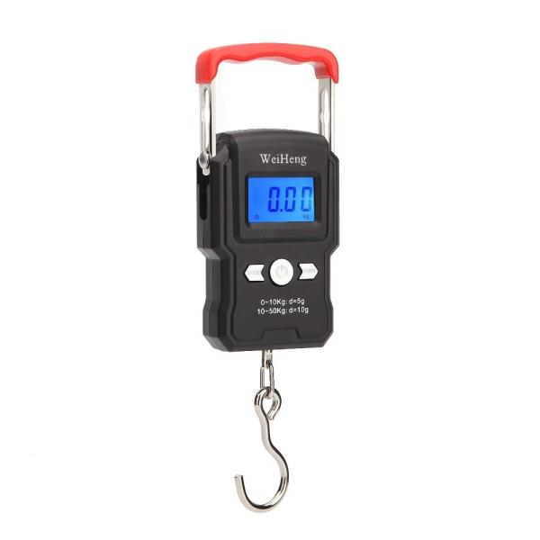 Balance de bagage électronique WH-A23, balance numérique 50KG avec une précision de 10 g et alimentation par batterie de Weiheng