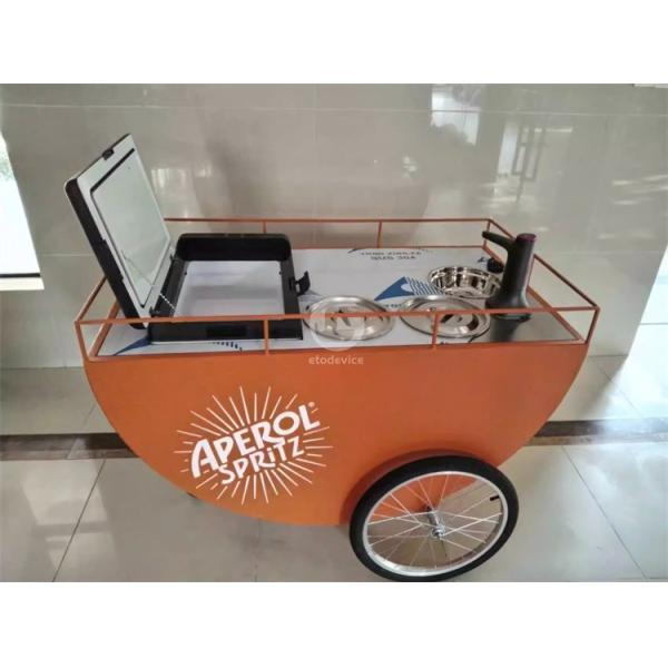 200*90*230cm Small Hot Dog Vending Carts Perfect for Selling Snacks at Beach Stands