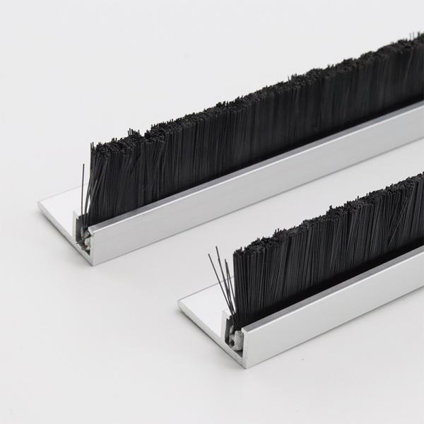 Nylon Plastic Wire Bristle Door Window Seal Strip Brush Dust Proof Heat Resistance