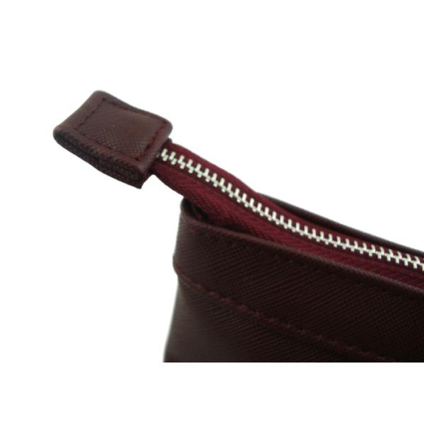 Fashion Dark Red Travel Accessory Bag Zipper Pouch For Travel / Outdoor