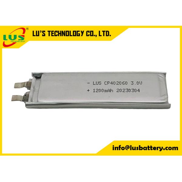 Вольт 1200mah клетки CP402060 3,0 мешка Limno2 для батареи CMOS с 10 летами срока годности при хранении