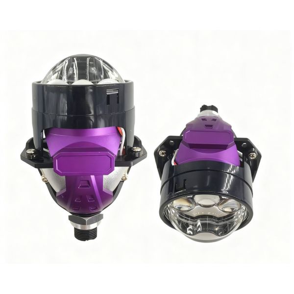 2.5 Inch Bi LED Projector Headlight 60W Dual Beam Ultra Bright 12V High Brightness