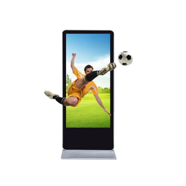 Suporte completo do assoalho do preço de fábrica 65Inch HD apenas que anuncia a máquina do Signage da exposição 3D Digitas para anunciar