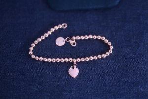 Stretch Hypoallergenic Sterling Silver Bracelet Bangle Enamel Love Rose Gold