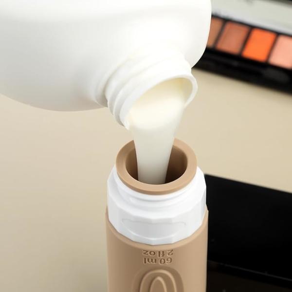 Cosmetic Mini Silicone Travel Toiletry Bottles Kit Personalized 2oz/60ML