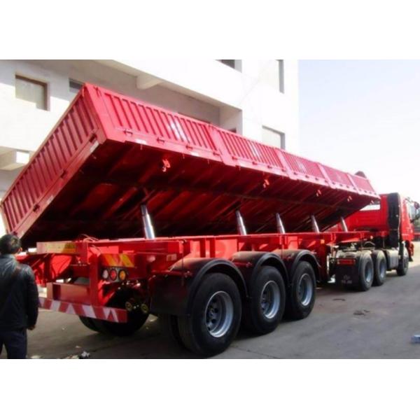 Side Lifting Heavy Duty Semi Trailer Van Cargo Box Trailer 3 Axles