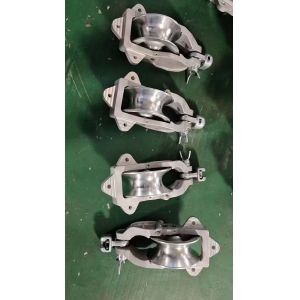 7”Universal Cable Roller & Stringing Block for Transmission Line Installation | Versatile Overhead Pulley