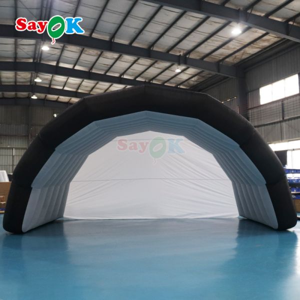 Weather-resistant Inflatable Stage Cover White Air Tent for Outdoor Concerts and Shows