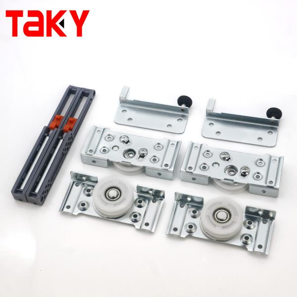 Железные и нейлоновые складывающиеся двери, подшипники для сдвижных дверей шкафо