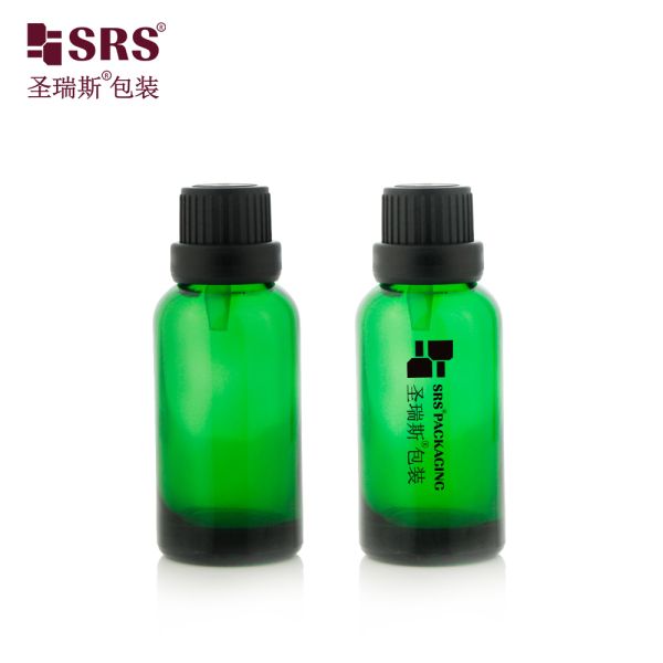 Glass Bottle with Tamper Evident Cap Amber Glass Dropper Bottle with Tamper Evident Cap Dropper Bottle for Essential Oil