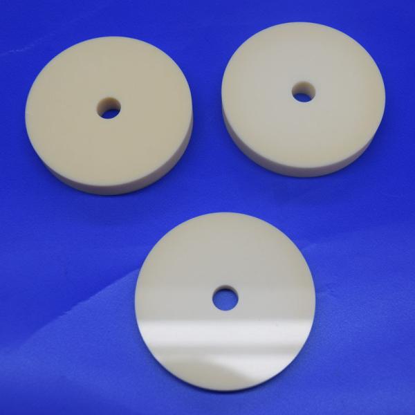 Disque en céramique d'alumine de la grande pureté 95% 99%/bloc rond en céramique