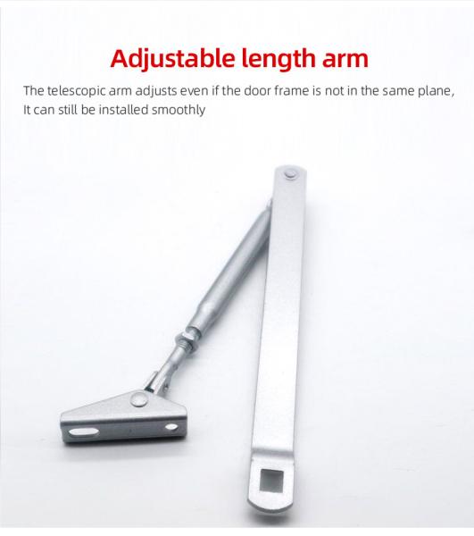 Hidden Automatic Door Closer Mechanism for Hotel Aluminum Doors Hydraulic Closer