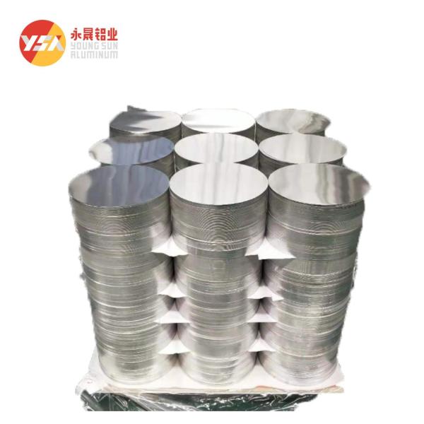 Deep Drawing 3003 Aluminum Circle Blanks Cookware Custom Diameter High Flatness Burr Free Edge Food Grade