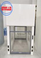 Armoire de fumée de laboratoire de haute sécurité avec robinet à gaz et souffleur anti-corrosion PP