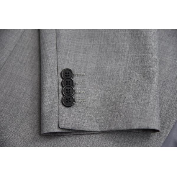 MG Mens 2 Piece Suit Grey Mel Suit Customized Fabric ISO9001 Certification