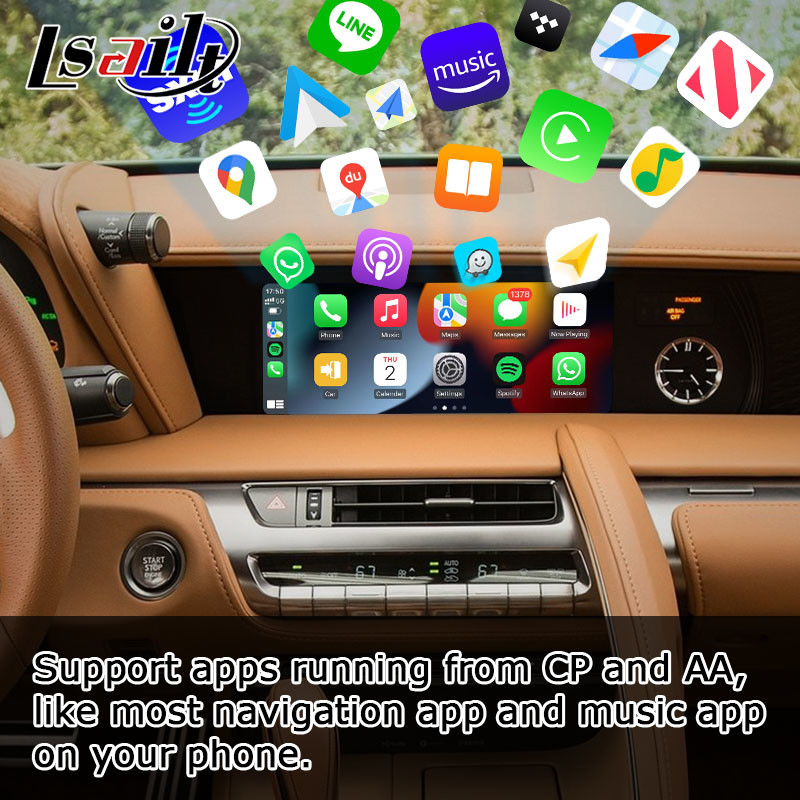 Lexus LC LC500 LC500h беспроводной андроидный авто carplay медиа интерфейс