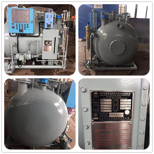 CCS. BV, EC Approved IMO MEPC.227(64) Standard Marine Sewage Treatment Plant