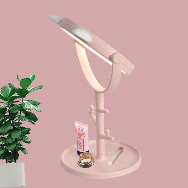 Todos os dias Top Fashion compacto ajustável Pequeno Espelho de maquiagem LED para roupas de senhoras bonitas