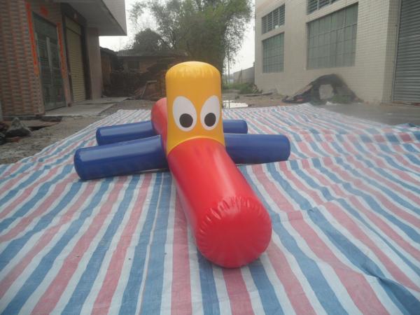 Obstáculos flotantes del payaso del parque acuático inflable personalizado con la impresión del logotipo