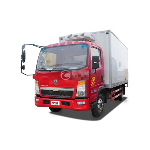 Light Duty Trucks 4*2 Freezer Truck Box 4150*1990*1840 Red Color