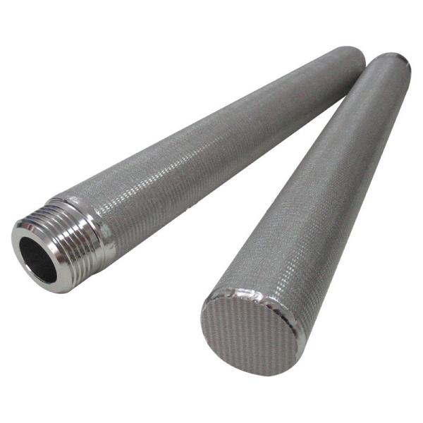 50mm Sintered Candle Filter Element Stainless Steel Oil Filter For Chemical Fiber Spinning