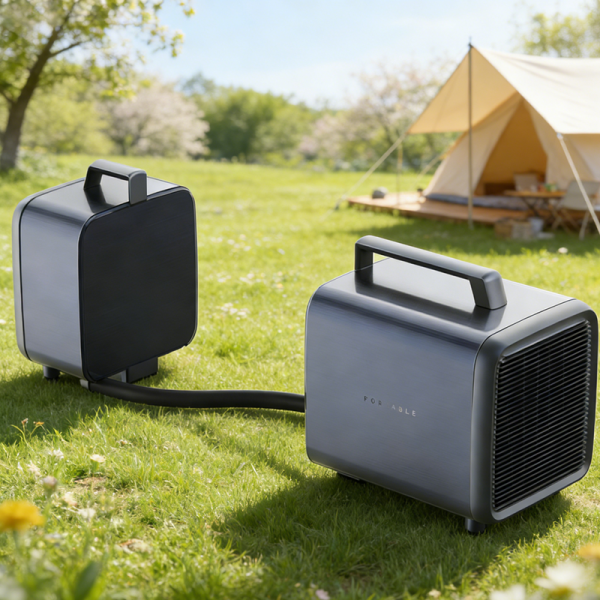 220V / 110V Split Portable Air Conditioner Outdoor Portable AC Unit For RV And Fishing Applications