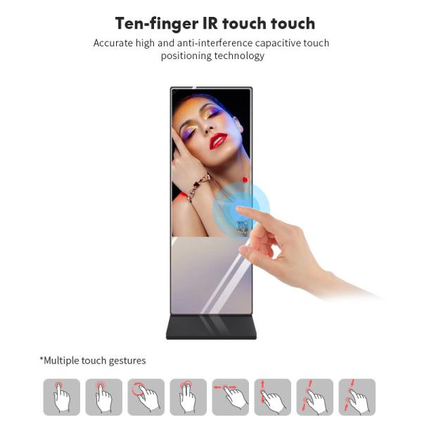 49 Smart Mirror Digital Signage with Motion Sensor - LG Panel, Android OS & Remote Management