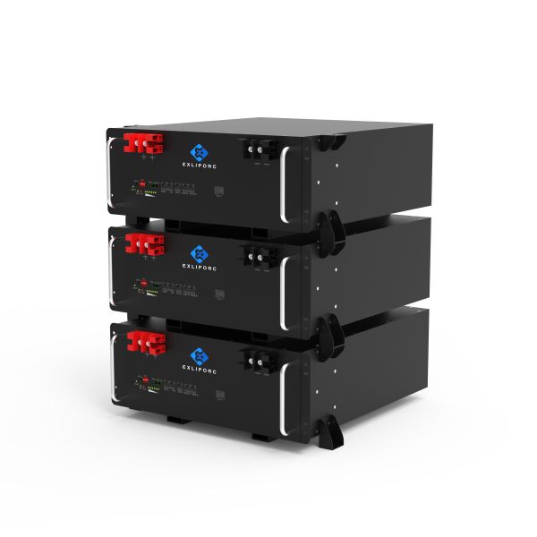 Exliporc 48V/51.2V 200Ah LiFePO4 Battery Pack with 4000 Cycle Life for Solar Energy Storage