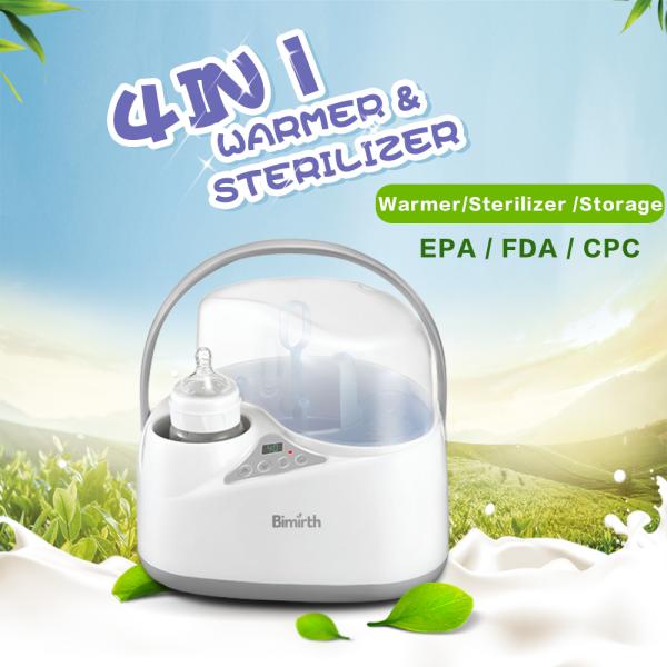 Electric Baby Bottle Sterilizer Warmer 80W 500W BPA Free