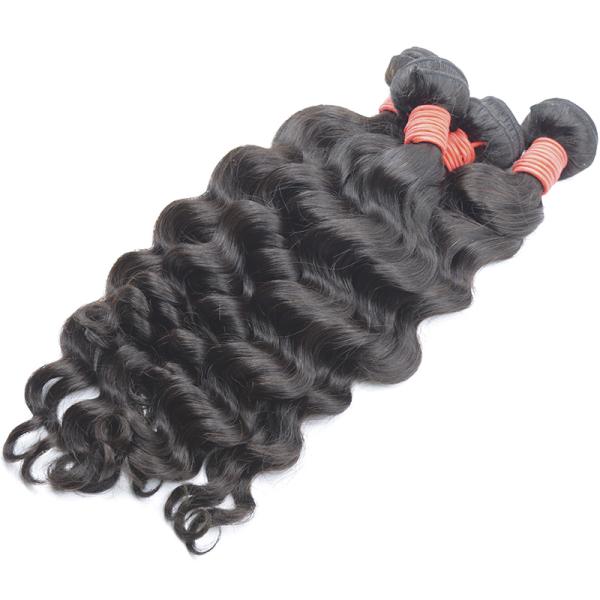 Loose Wave Bundle Human Hair Weave Cuticle Aligned Curly Hair Extension For Black Women