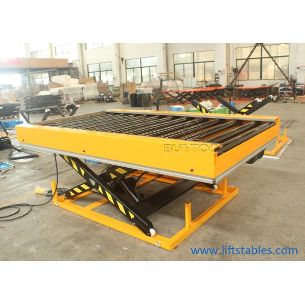 24 x 36 de borracha estacionários pequenos do rolo do poder da tabela de elevador 1000kg do manual 2200lbs revestidos