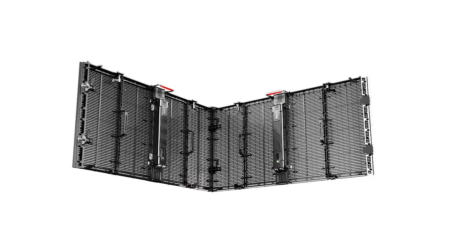 High Transparency LED Display Screen 1000x500mm IP65 Waterproof