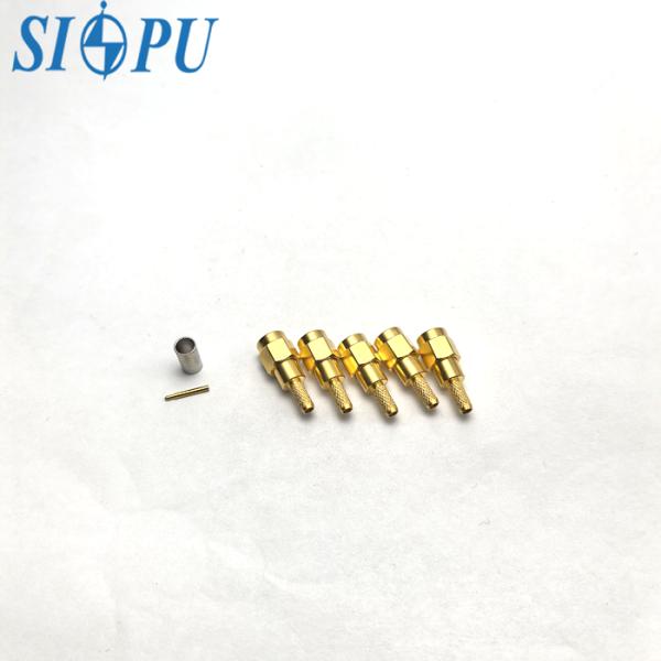 Connecteur coaxial RF SMA mâle pour câble SFF-50-2-2
