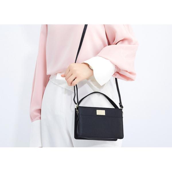 Khaki Small Crossbody Bag Fashion Design , Pu Leather Ladies Shoulder Bags