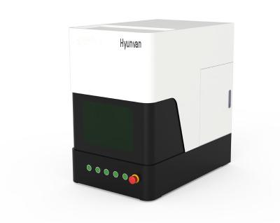 Metal Material Fiber Laser Marking Machine Mini Type With Protective Cover