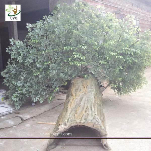 UVG huge banyan artificial decorative trees with hollow trunk for school library landscaping GRE068