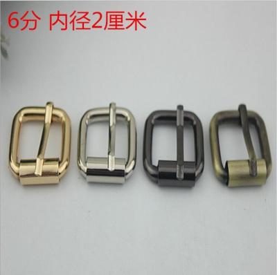 Factory Designer Gold Iron 20 MM Metal Clip Roller Pin Blank Belt Buckle For Bags