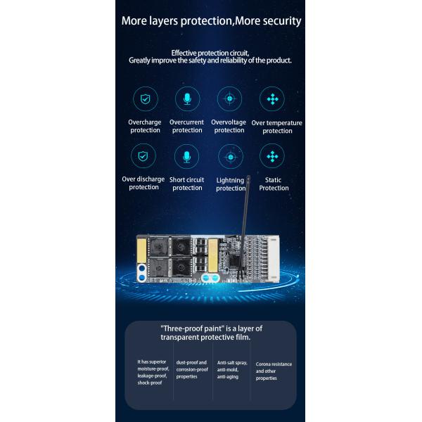 350w 500w 750w 1000w 1500w Ли-ионная батарея BMS 8S 40A Smart Bms Для электрического скутера