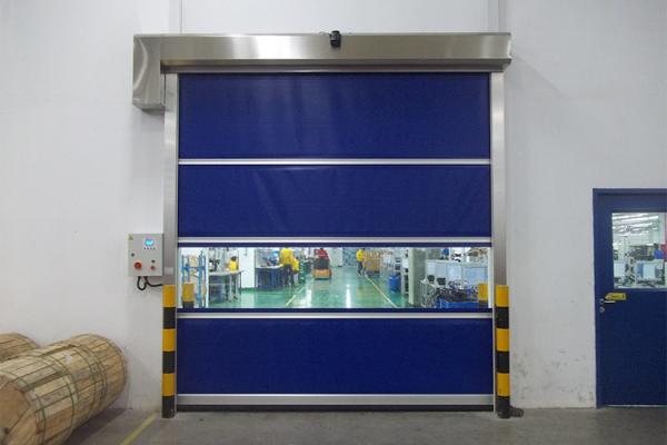 220V - 240V Interior Portas de Alta Velocidade, Portas Automáticas Rápidas de Roller para cima Azul Branco Verde