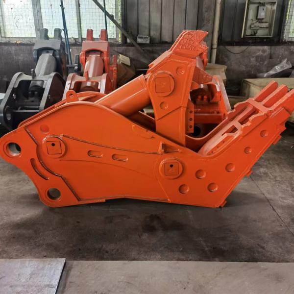 Custom Demolition Hydraulic Metal Shear Excavator For Construction Works