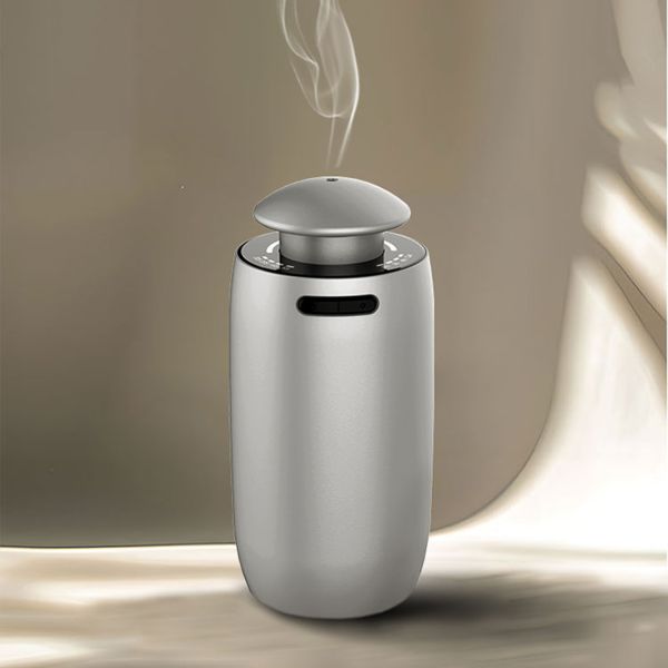 Aluminum Alloy Mini Aroma Diffuser with Intelligent Sensing for Cars Compact And Portable