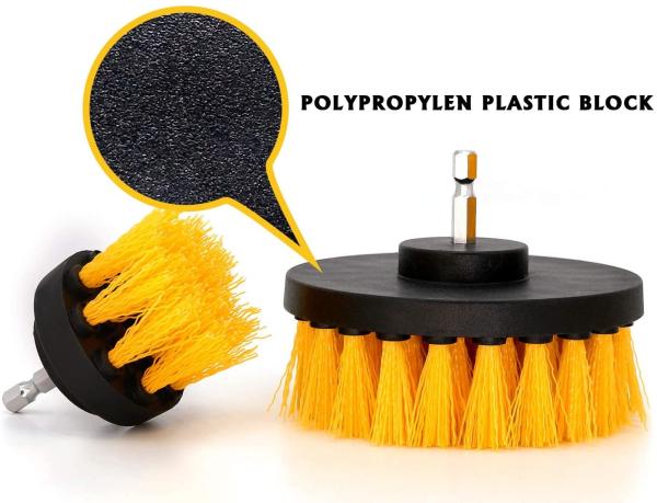 5pcs Drill Scrubber Brush Set Power Cleaning Kit 1.2 Pounds
