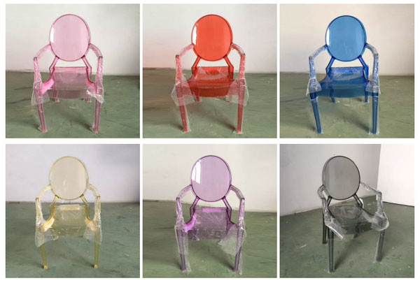 Silla de acrílico clara al aire libre moderna del fantasma para casarse el partido del acontecimiento