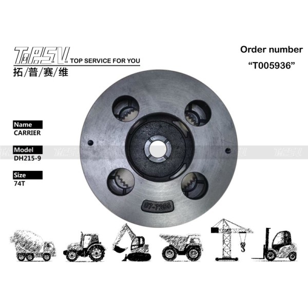 NA00325 DX220 Excavator Travel 2 Stage Carrier for Transport Packaging Dealed Bag within Machinery Repair Shops' advanced technology